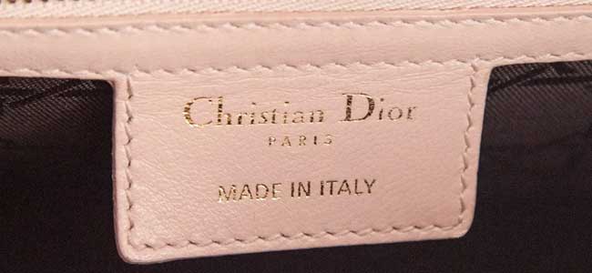 Tem mặt trong túi Dior Chính hãng