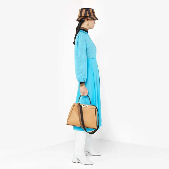 Túi Fendi Peekaboo X-lite Roma/Amor leather bag