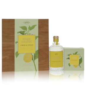 Nước hoa Bộ quà tặng 4711 Acqua Colonia Lemon & Ginger gồm có: 170ml (5.7 oz) Eau De Cologne (EDC) Splash & Spray + 3.5 oz Aroma Soap chính hãng sale giảm giá
