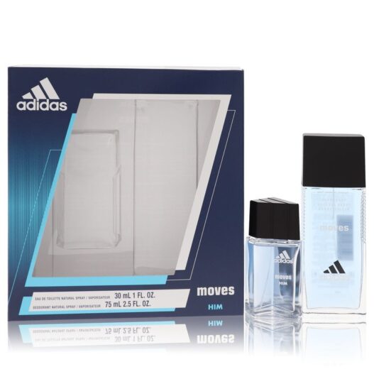 Adidas Moves Gift Set: 30ml (1 oz) Eau De Toilette (EDT) Spray + 75ml (2.5 oz) Deodorant Spray chính hãng sale giảm giá