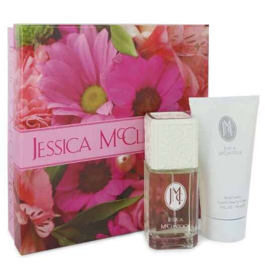 Nước hoa Bộ quà tặng Jessica Mc Clintock gồm có: 100 ml (3.4 oz) Eau De Parfum (EDP) Spray + 5 oz (150 ml) Body Lotion chính hãng sale giảm giá