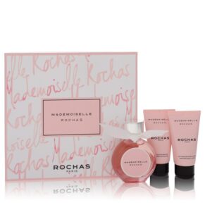 Mademoiselle Rochas Gift Set: 1.7 Eau De Parfum (EDP) Spray + 50ml (1.7 oz) Perfumed Body Lotion + 50ml (1.7 oz) Perfumed Shower Gel chính hãng sale giảm giá