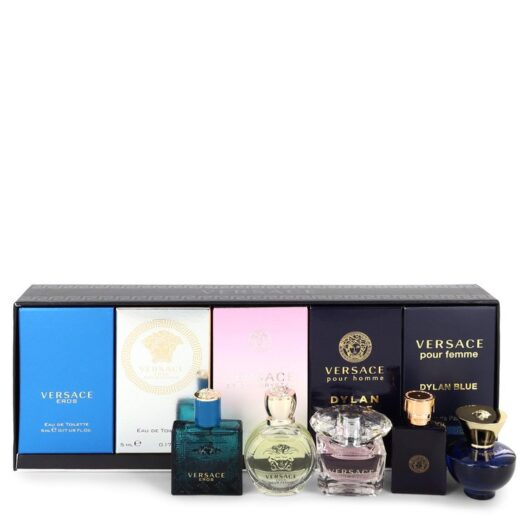 Nước hoa Bộ quà tặng Versace Eros gồm có: The Best of Versace Men's and Women's Miniatures Collection Includes Versace Eros
