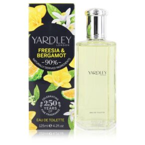 Nước hoa Yardley Freesia & Bergamot Eau De Toilette (EDT) Spray 125 ml (4.2 oz) chính hãng sale giảm giá
